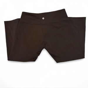 Lululemon cropped black leggings women’s 10
